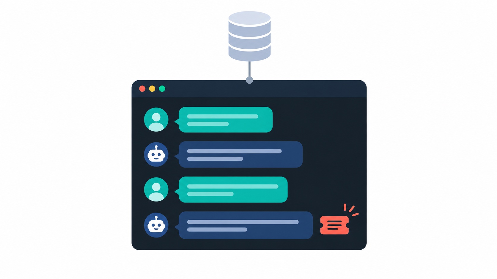 Interactive terminal chat with a PHP AI agent that remembers the conversation.