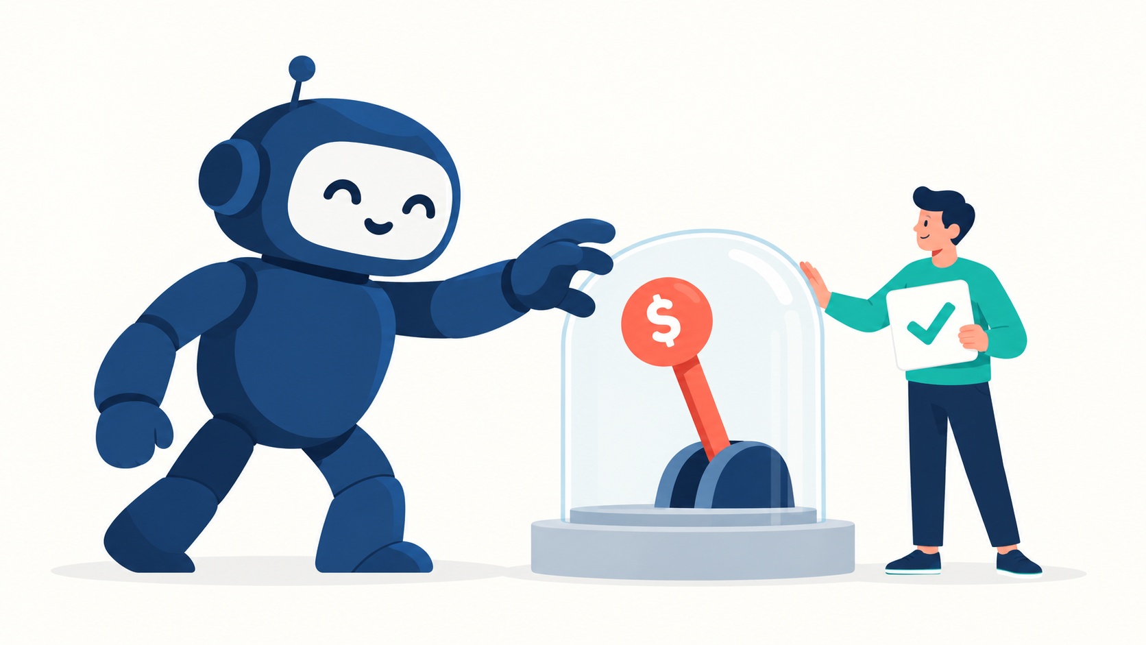 AI agent guardrails in PHP: a human must approve risky actions before the agent can complete them.